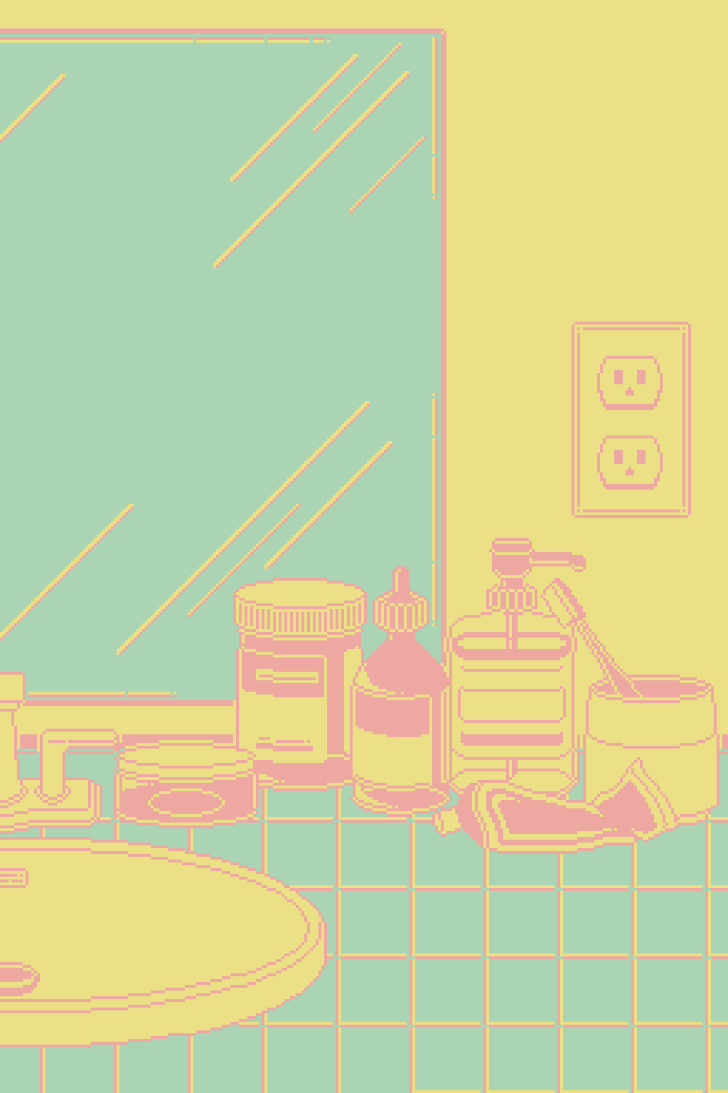 Bathroom Pixel Art