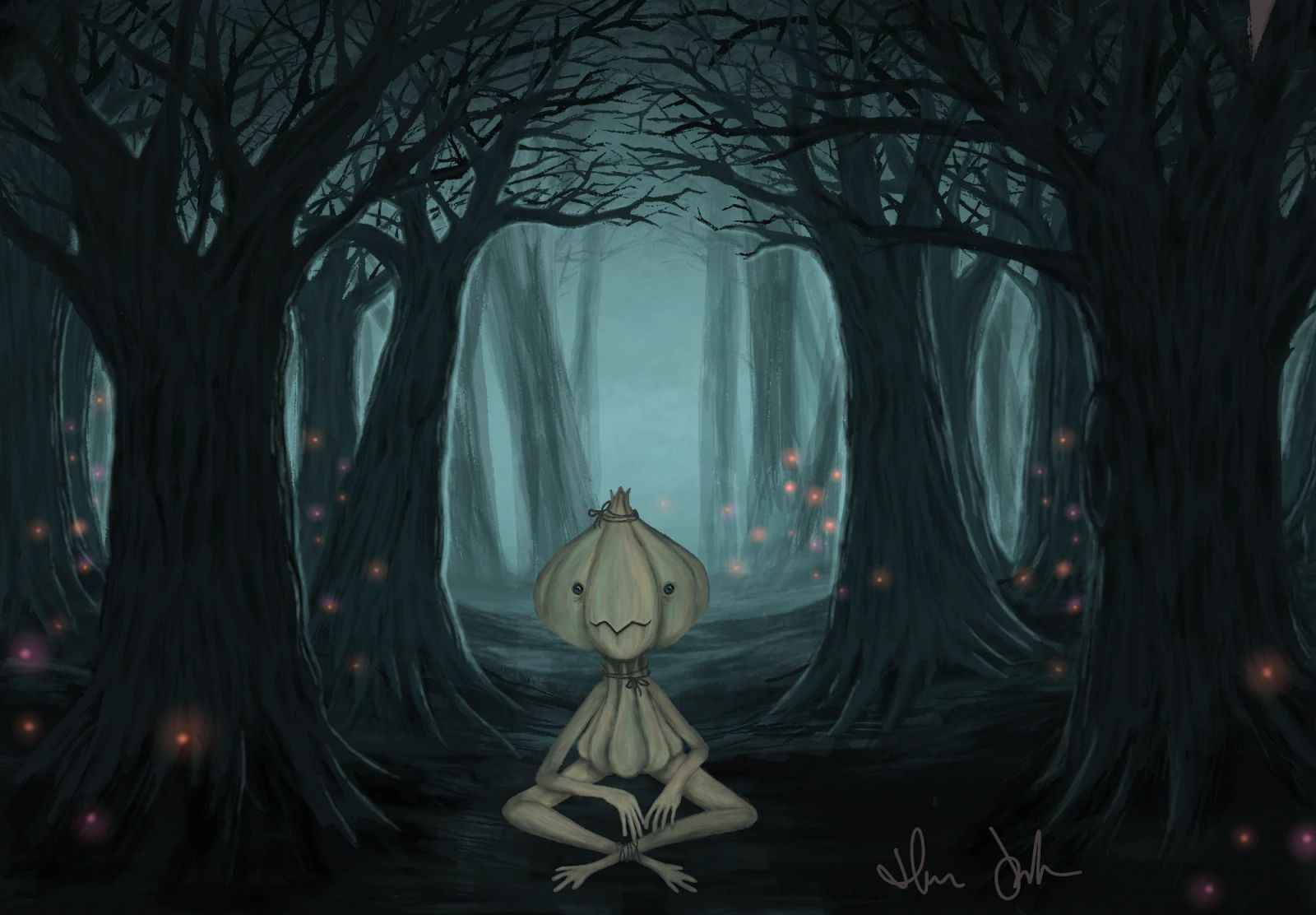 Garlic Boy in a Dark Forest